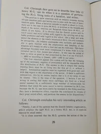 Sjælden original instruktionsbog for Madsen maskingevær mm.