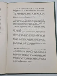 Sjælden original instruktionsbog for Madsen maskingevær mm.