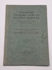 Sjælden original instruktionsbog for Madsen maskingevær mm.