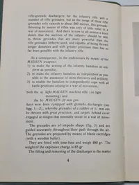 Sjælden original instruktionsbog for Madsen maskingevær mm.