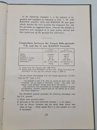 Sjælden original instruktionsbog for Madsen maskingevær mm.