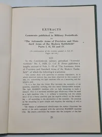 Sjælden original instruktionsbog for Madsen maskingevær mm.