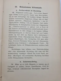 Brug af rekylgevær M. 1903