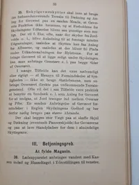 Brug af rekylgevær M. 1903