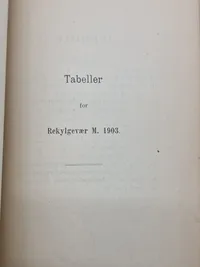 Brug af rekylgevær M. 1903