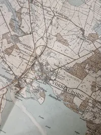 Original Madsen bog med dedikation fra forfatteren 1938 på Tysk