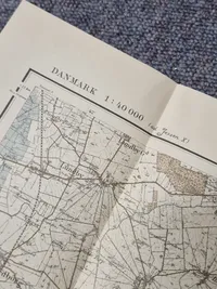 Original Madsen bog med dedikation fra forfatteren 1938 på Tysk
