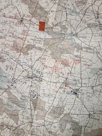 Original Madsen bog med dedikation fra forfatteren 1938 på Tysk