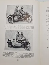 Original Madsen bog med dedikation fra forfatteren 1938 på Tysk