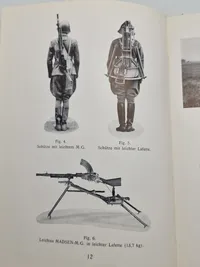 Original Madsen bog med dedikation fra forfatteren 1938 på Tysk
