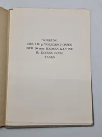 Sjælden original instruktionsbog for Madsen maskingevær mm - med dedikation fra forfatter