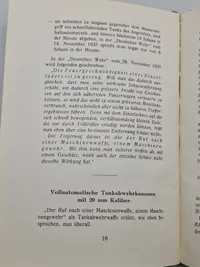 Sjælden original instruktionsbog for Madsen maskingevær mm - med dedikation fra forfatter