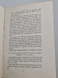 Sjælden original instruktionsbog for Madsen maskingevær mm - med dedikation fra forfatter