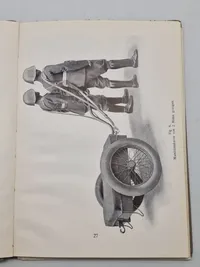 Sjælden original instruktionsbog for Madsen maskingevær mm - med dedikation fra forfatter
