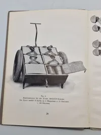 Sjælden original instruktionsbog for Madsen maskingevær mm - med dedikation fra forfatter
