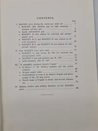 Sjælden original instruktionsbog for Madsen maskingevær mm.