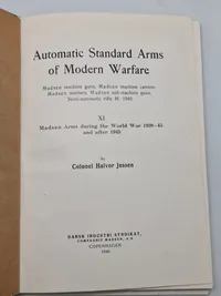 Sjælden original instruktionsbog for Madsen maskingevær mm.