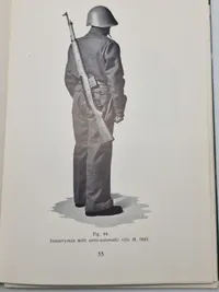 Sjælden original instruktionsbog for Madsen maskingevær mm.