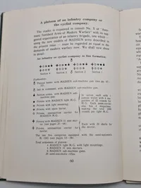 Sjælden original instruktionsbog for Madsen maskingevær mm.