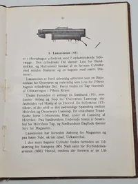 Originalt instruktionsbog for 9 mm maskinpistol (Suomi) - Dansk Industri Syndikat