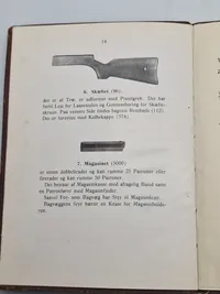 Originalt instruktionsbog for 9 mm maskinpistol (Suomi) - Dansk Industri Syndikat