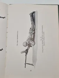 Sjælden original instruktionsbog for Madsen maskingevær mm.