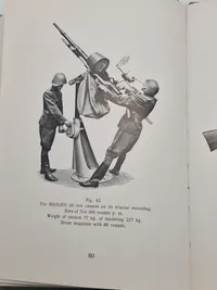 Sjælden original instruktionsbog for Madsen maskingevær mm.