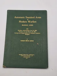 Sjælden original instruktionsbog for Madsen maskingevær mm.