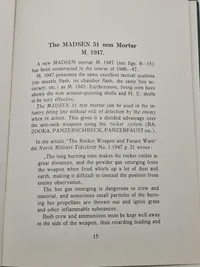 Sjælden original instruktionsbog for Madsen maskingevær mm.