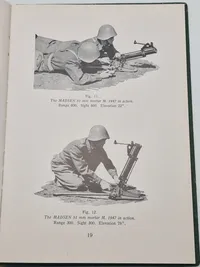 Sjælden original instruktionsbog for Madsen maskingevær mm.