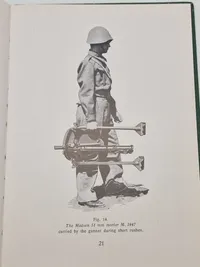 Sjælden original instruktionsbog for Madsen maskingevær mm.