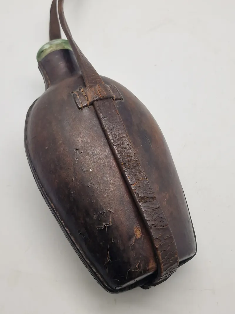 Original dansk feltflaske model 1855 - mundblæst