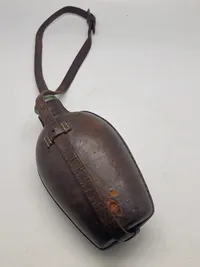 Original dansk feltflaske model 1855 - mundblæst