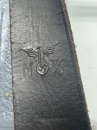 Original tysk afstandsmåler fra ww2 (senere anvendt af det danske søværn) rem med sper godt stemplet