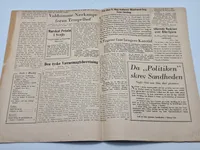 To originale eks. af den nazistiske avis “Fædrelandet”