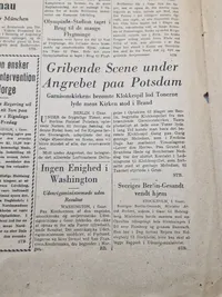 To originale eks. af den nazistiske avis “Fædrelandet”