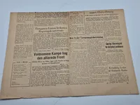 To originale eks. af den nazistiske avis “Fædrelandet”
