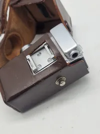 RARE Steky nickel finish with cap/case, subminiature 16mm film camera,