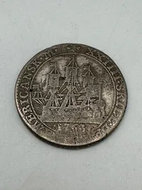 Original sølvmønt dansk Vestindien DVI Frederik 5. 24 skilling 1763