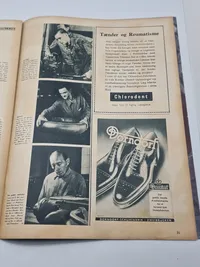 Originalt Dansk WW2 signalblad