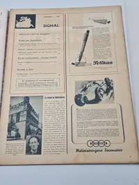Originalt Dansk WW2 signalblad