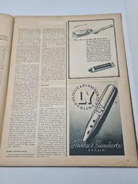 Originalt Dansk WW2 signalblad