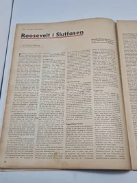 Originalt Dansk WW2 signalblad