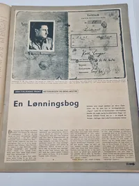 Originalt Dansk WW2 signalblad