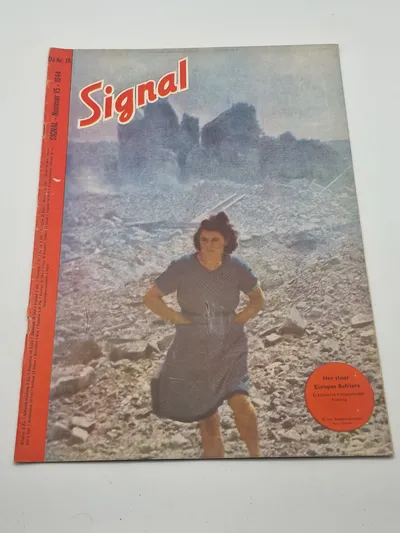 Originalt Dansk WW2 signalblad