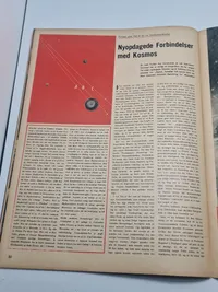 Originalt Dansk WW2 signalblad