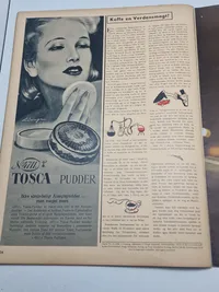 Originalt Dansk WW2 signalblad