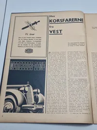 Originalt Dansk WW2 signalblad