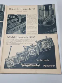 Originalt Dansk WW2 signalblad