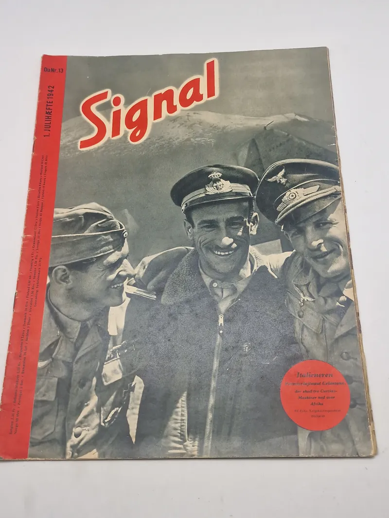 Originalt Dansk WW2 signalblad